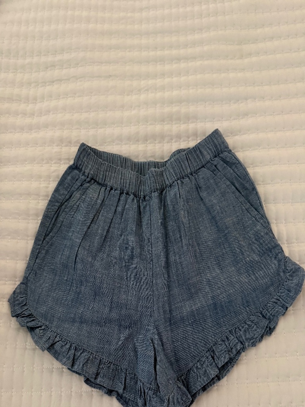 J. Crew girls pull-on denim shorts - size 7